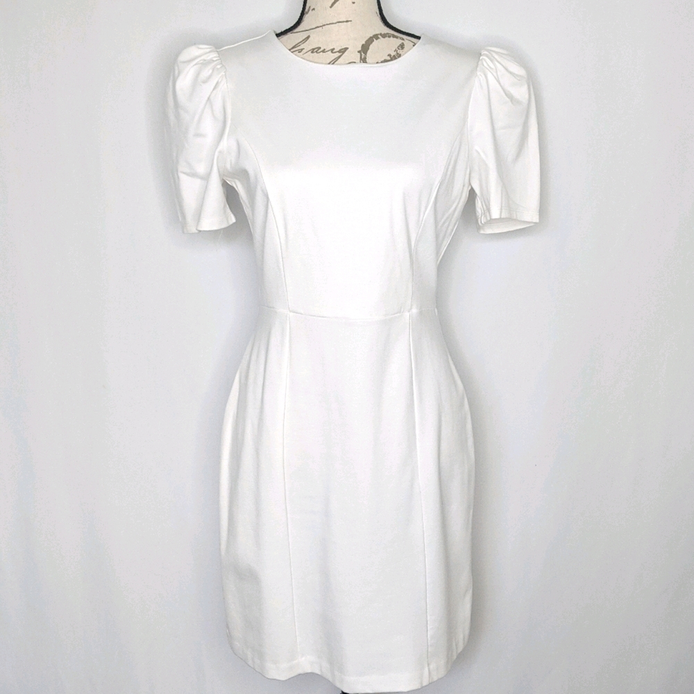 NWT Gianni Bini white sheath dress
